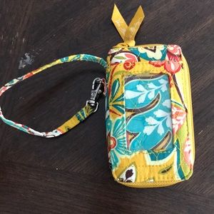Never used Vera Bradley wallet with wrist strap